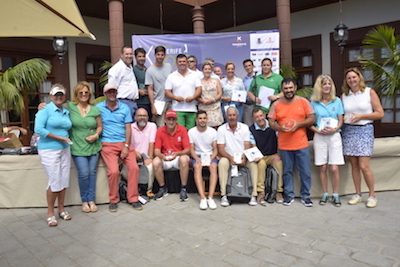Cuadro de ganadores en Buenavista Golf