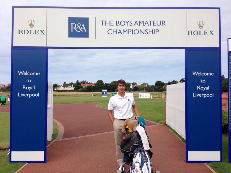 ÁLVARO HERNÁNDEZ EN LA 87ª EDICIÓN DEL BOYS AMATEUR CHAMPIONSHIP 2013