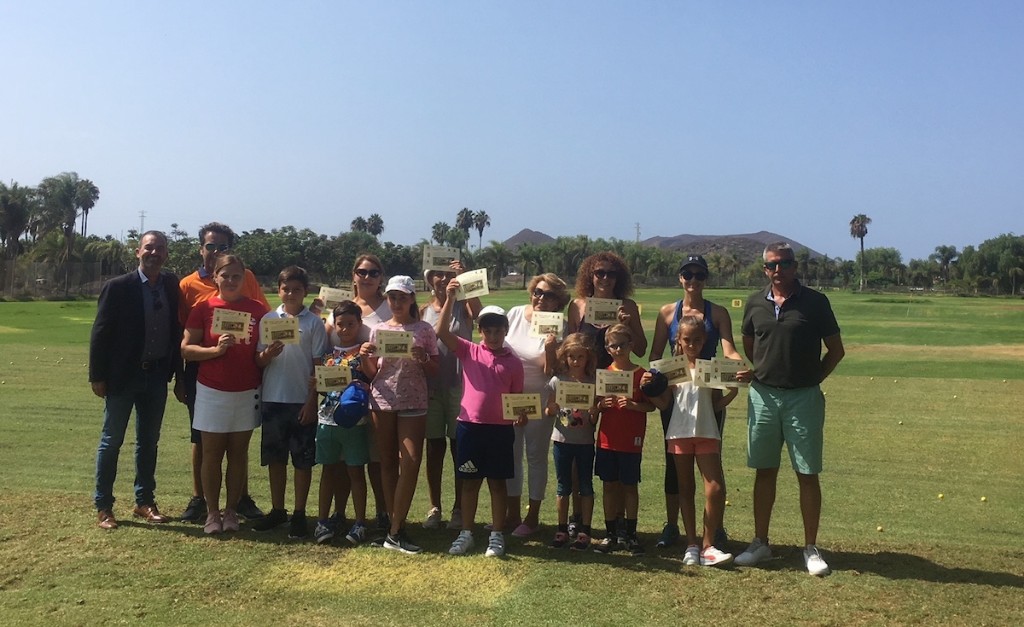 Clausura de los cursillos de Golf Infantil, en colaboración con el Ayuntamiento de Arona - Golf Los Palos -