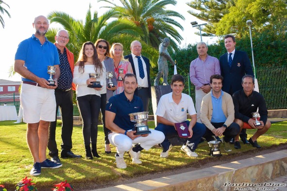 Álvaro Bañares y Milagros Yanes, CAMPEONES de la XII Copa Peñón 2018 - Real Club de Golf de Tenerife - 
