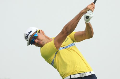 Rafael Cabrera-Bello T11 en el Abu Dhabi HSBC Championship