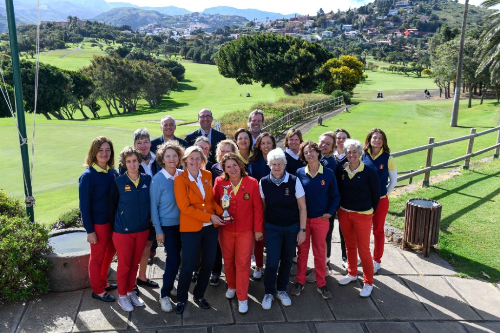 España gana el I Match Senior Femenino en el Real Club de Golf de Las Palmas