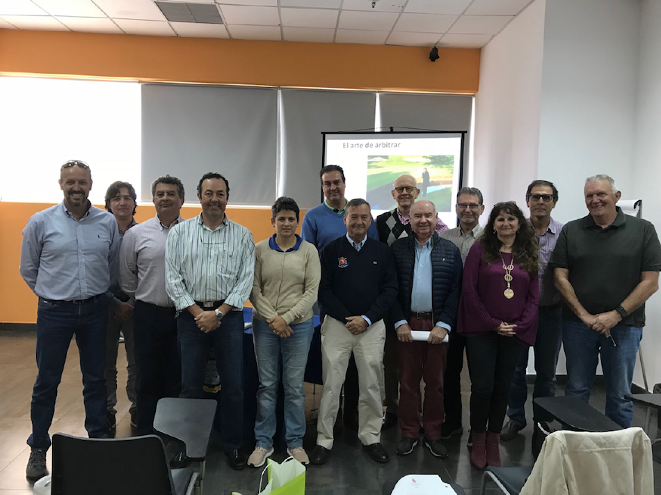 Charla formativa impartida por D. Pablo Chaves, presidente del Comité de Reglas de la RFEG.