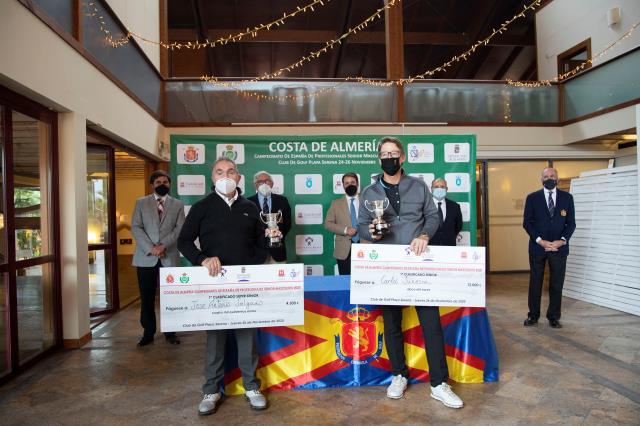 Carlos Suneson, campeón del Costa de Almería Campeonato de España de Profesionales Senior 