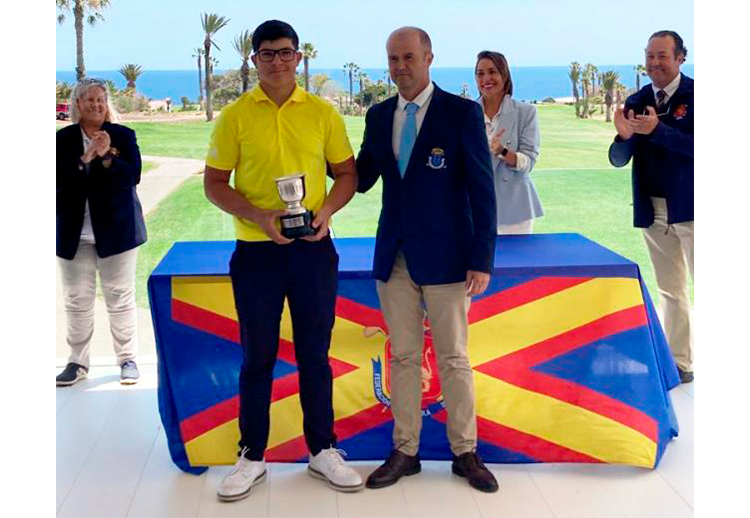 Brillante victoria de José Antonio Sintes, en el Puntuable Cadete Masculino celebrado en Amarilla Golf