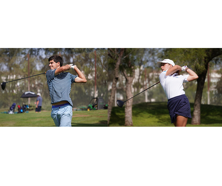 Iñaki Sintes Navarro y Ana Malcolm Poch ganadores en Maspalomas Golf, en el I Puntuable Juvenil de la F.C.G. 