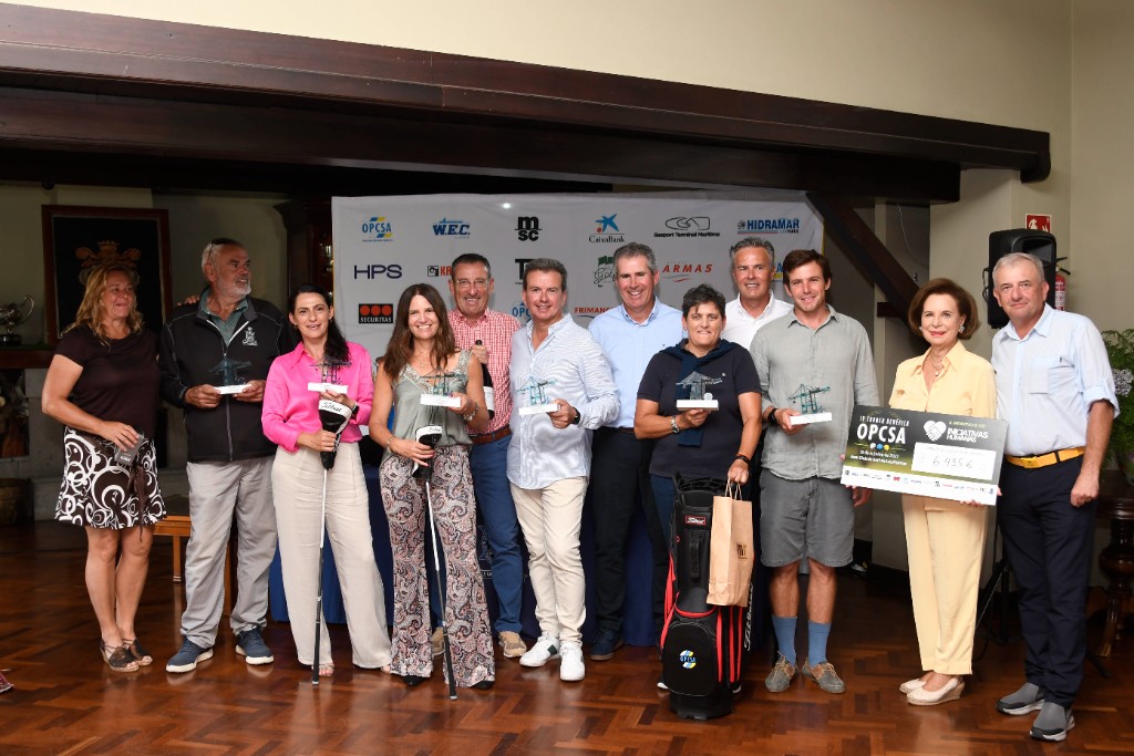 Jaime Fleitas, Beatriz López-Tapia y José Lago se llevan el IV Torneo OPCSA en el Real Club de Golf de Las Palmas
