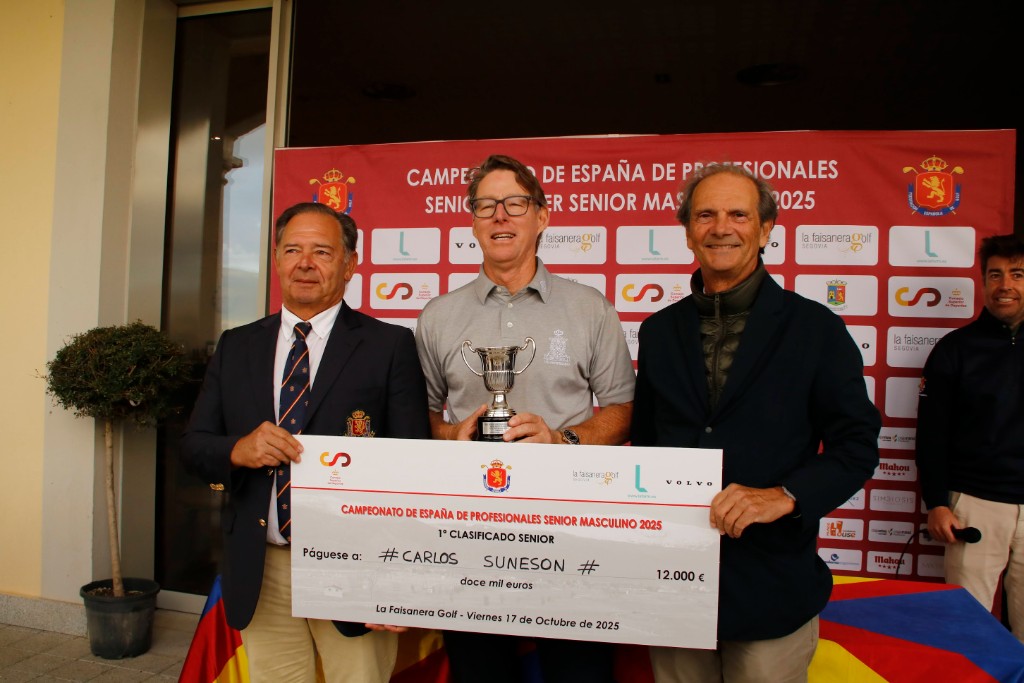 CARLOS SUNESON CAMPEÓN DE ESPAÑA DEL CAMPEONATO DE ESPAÑA DE PROFESIONALES SENIOR 2025