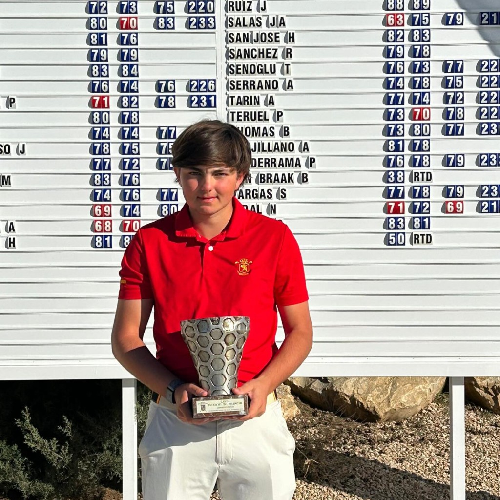 Nicolás Vidal Reig campeón de la Copa Región de Murcia Masculina
